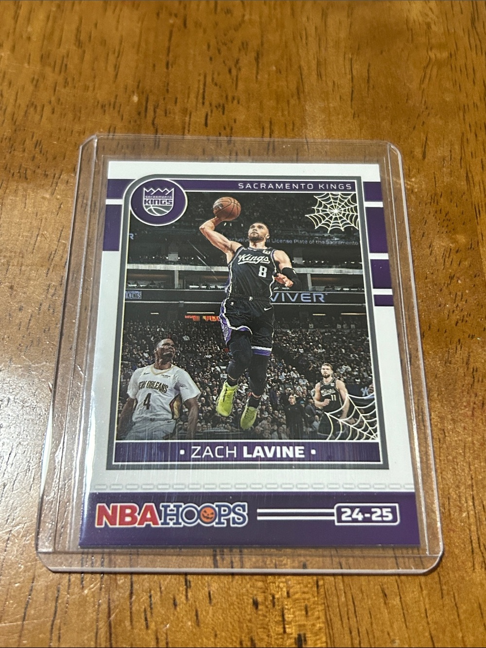 Panini NBA Hoops Zach LaVine Sacramento Kings Card - Purple